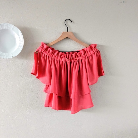 Leith Off The Shoulder Layer Blouse - Picture 2 of 5